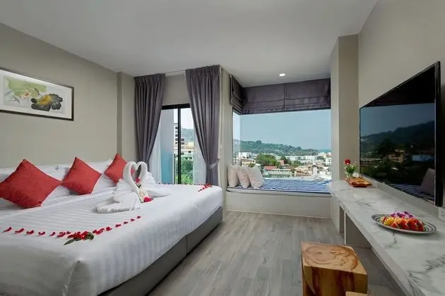 Deluxe Tek Büyük veya İki Ayrı Yataklı Oda, Deniz Manzaralı