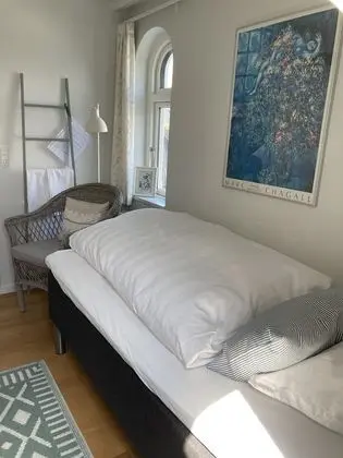 Basic Oda, 2 Tek Kişilik Yatak, Ortak Banyo, Deniz Manzaralı