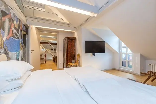 Luxury Apart Daire, Birden Çok Yatak, 2 Banyolu (Tromostovje IV In Heart Of Ljubljana)