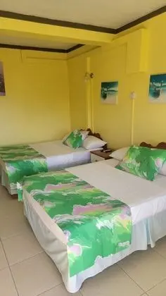 Double Room, 2 Double Beds, Sea View (Room 2)