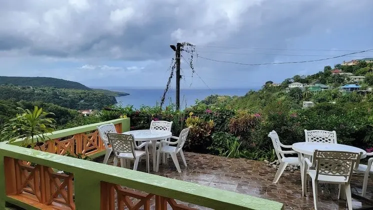 Double Room, 2 Double Beds, Sea View (Room 2)