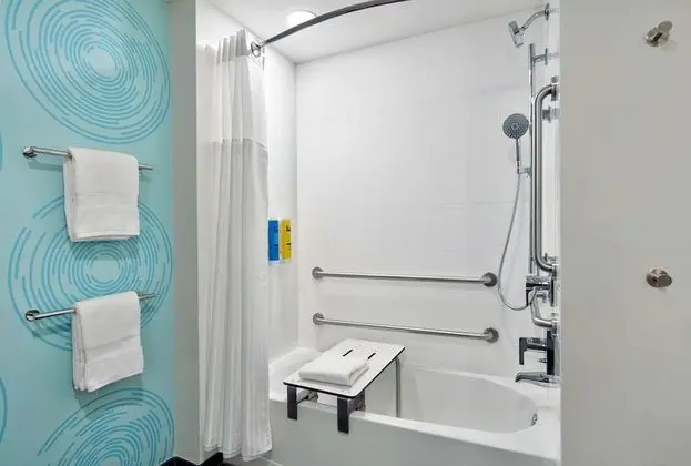 Oda, 1 En Büyük (King) Boy Yatak, Engellilere Uygun (Mobility & Hearing, Roll-In Shower)