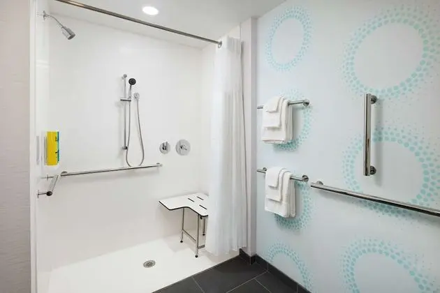 Oda, 1 En Büyük (King) Boy Yatak, Engellilere Uygun (Roll-In Shower)