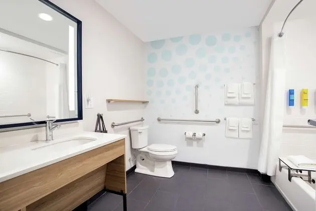 Oda, 2 Büyük (Queen) Boy Yatak, Engellilere Uygun (Roll-In Shower)