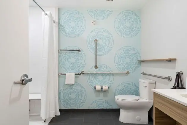 Oda, 1 En Büyük (King) Boy Yatak, Engellilere Uygun (Roll-In Shower)