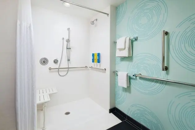 ADA King Room (Mobility & Hearing, Roll-In Shower)