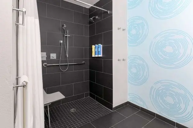 Oda, 1 En Büyük (King) Boy Yatak, Engellilere Uygun (Roll-In Shower, Mobility & Hearing)