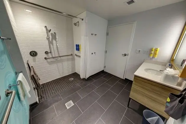 Oda, 1 En Büyük (King) Boy Yatak, Engellilere Uygun (Roll-In Shower)
