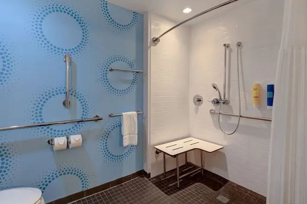 Oda, 1 En Büyük (King) Boy Yatak, Engellilere Uygun (Mobility & Hearing, Roll-In Shower)