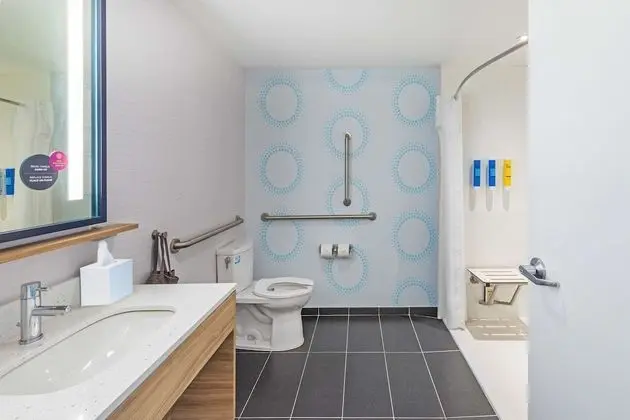 Oda, 2 Büyük (Queen) Boy Yatak, Engellilere Uygun (Roll-In Shower)