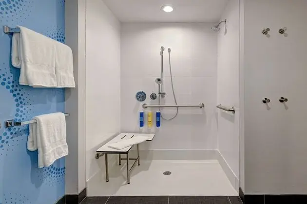 Oda, 1 En Büyük (King) Boy Yatak, Engellilere Uygun (Mobility & Hearing, Roll-In Shower)