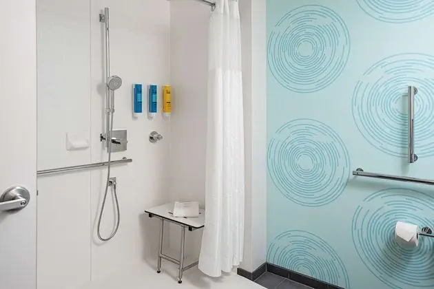 Oda, 1 En Büyük (King) Boy Yatak, Engellilere Uygun (Roll-In Shower)
