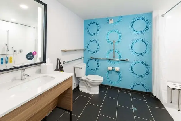 Oda, 1 En Büyük (King) Boy Yatak, Engellilere Uygun (Roll-In Shower, Mobility & Hearing)