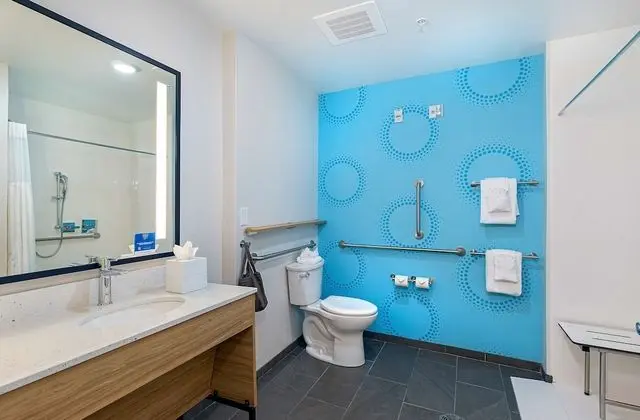 Oda, 1 En Büyük (King) Boy Yatak, Engellilere Uygun (3x3 Shower)