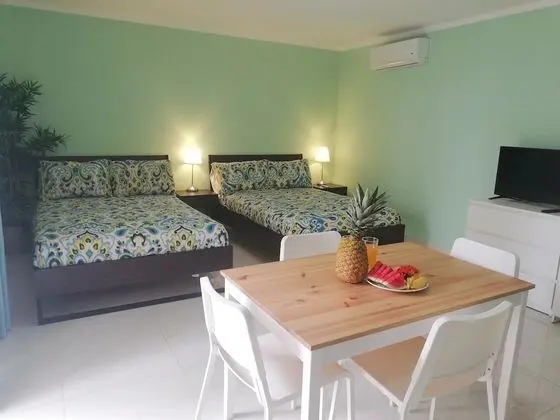 Deluxe Stüdyo Süit, 2 Çift Kişilik Yatak, Havuz Manzaralı