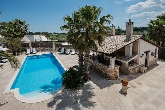 Tek Büyük Yataklı Oda, Havuz Manzaralı (Trullo Pirandello)