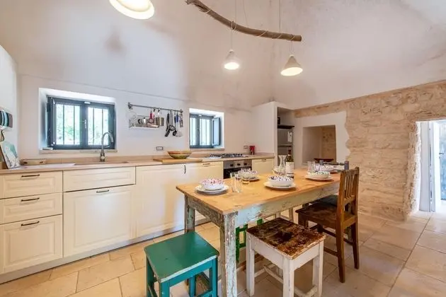 Family Villa, Birden Çok Yatak, 2 Banyolu, Bahçeli (Trullo Fedele Grande125)