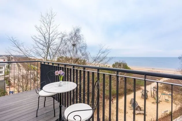 Deluxe Tek Büyük Yataklı Oda, Balkon, Deniz Manzaralı