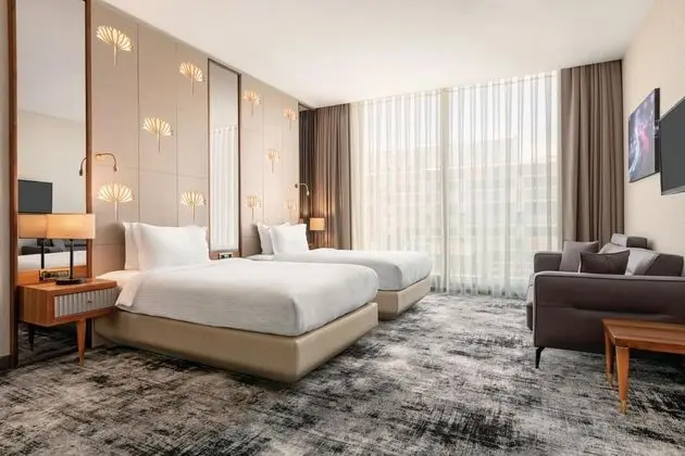 Deluxe Twin Oda,Şehir Manzaralı,Fransız Balkonlu