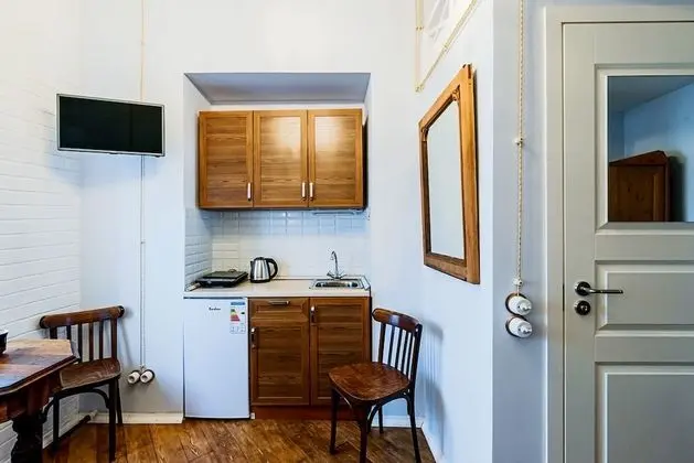 Design Apart Daire, 1 Büyük (Queen) Boy Yatak ve Çekyat
