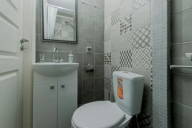 Design Apart Daire, 1 Büyük (Queen) Boy Yatak ve Çekyat