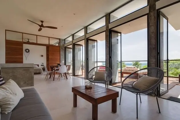 Panoramic Apart Daire, 1 En Büyük (King) Boy Yatak ve Çekyat, Teras, Denize Sıfır