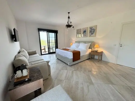 Standart Oda, Deniz ve Havuz Manzaralı, Balkon veya Teraslı