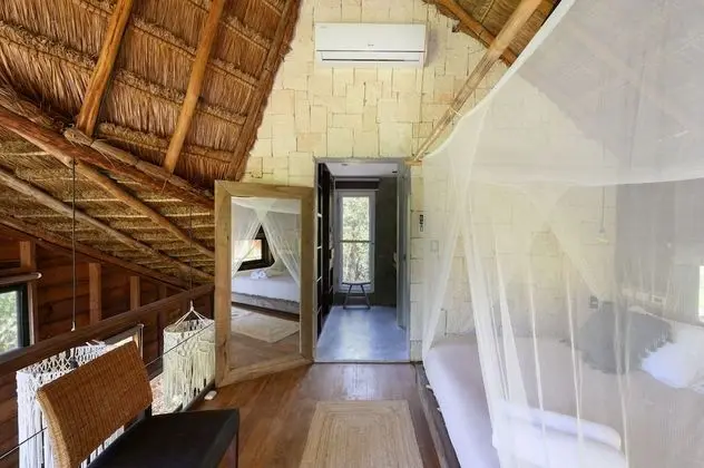 Deluxe Bungalov, 1 En Büyük (King) Boy Yatak ve Çekyat, Sigara İçilmez, Bahçe Manzaralı