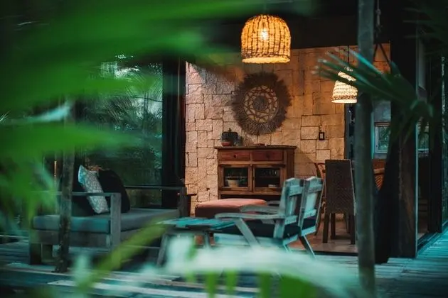 Deluxe Bungalov, 1 En Büyük (King) Boy Yatak ve Çekyat, Sigara İçilmez, Bahçe Manzaralı