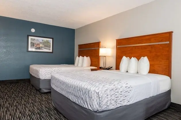 Newly Renovated 2 Queen Beds, Fireplace, Private Balcony on River (Mobility Accessible)