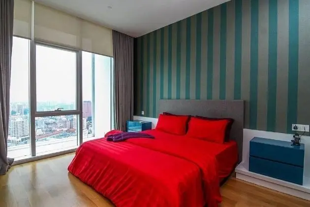 Luxury Apart Daire, 2 Büyük (Queen) Boy Yatak, Engellilere Uygun, Sigara İçilmez
