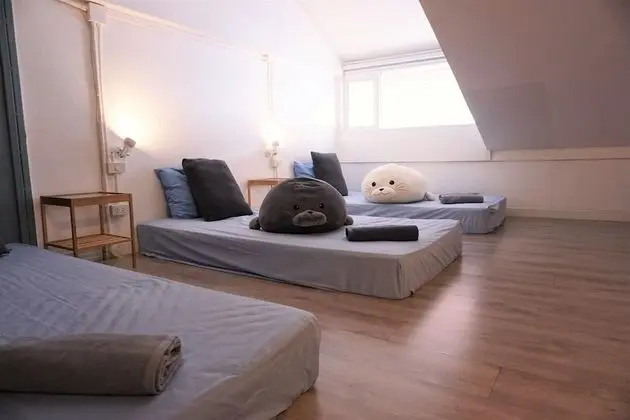Family Room with Shared Bathroom