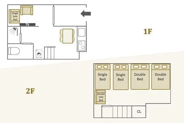 Apart Daire, 1 Yatak Odası