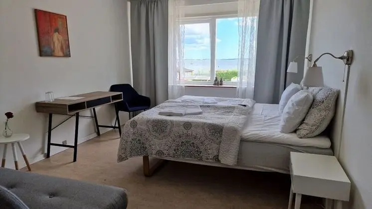 Tek Büyük Yataklı Oda, 2 Tek Kişilik Yatak, Banyolu/Duşlu, Deniz Manzaralı