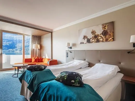Deluxe İki Ayrı Yataklı Oda (Med Fjordutsikt)