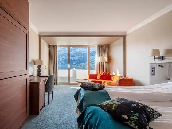 Deluxe İki Ayrı Yataklı Oda (Med Fjordutsikt)
