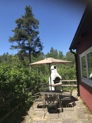 Traditional Kulübe, Şömine, Vadi Manzaralı