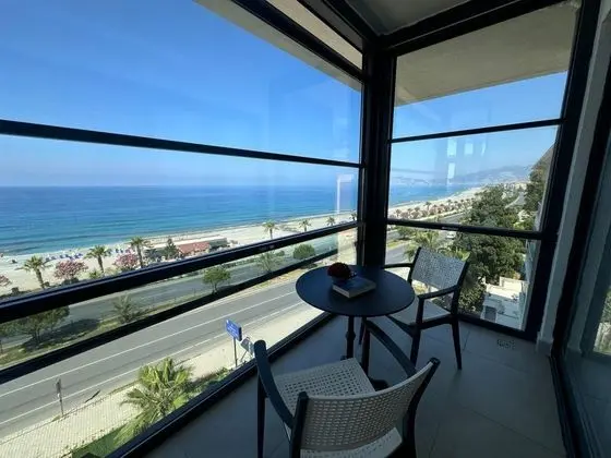 2+1 Residence Sea View With Terrace, Deniz Manzaralı, Teraslı