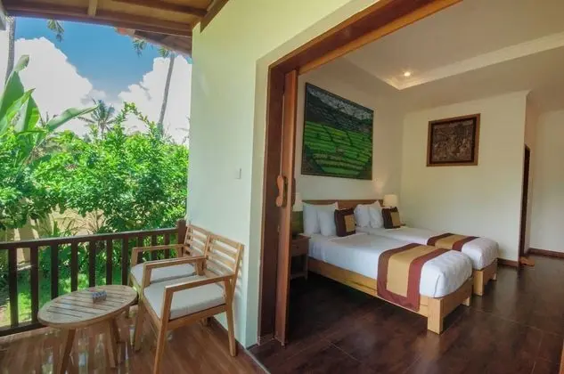 Deluxe İki Ayrı Yataklı Oda, Balkon, Bahçe Manzaralı