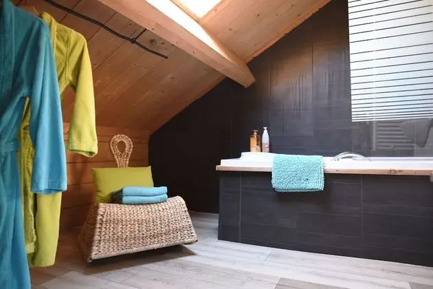 Tek Büyük Yataklı Oda, Ortak Banyo, Dağ Manzaralı (Balcon du Mercantour)
