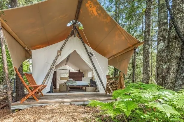 Deluxe Tent, Private Bathroom