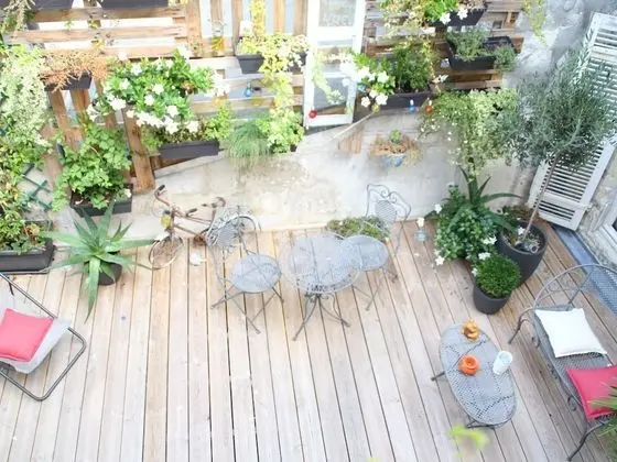 Standard Tek Büyük veya İki Ayrı Yataklı Oda, Teras (2ème étage )