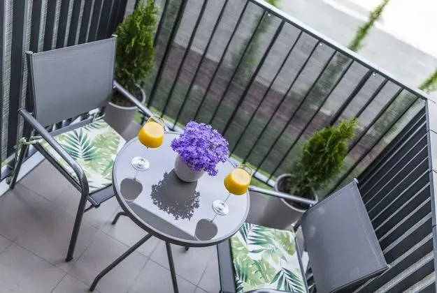 Deluxe Apart Daire, Balkon