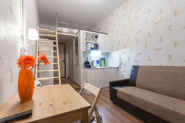 Standard Apart Daire, 1 Büyük (Queen) Boy Yatak ve Çekyat, Mutfak