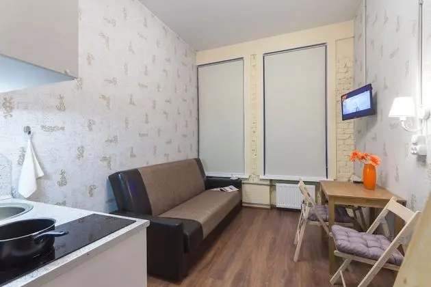 Standard Apart Daire, 1 Büyük (Queen) Boy Yatak ve Çekyat, Mutfak