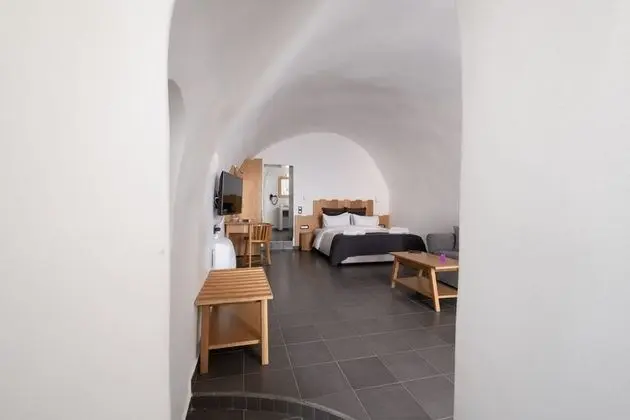 Luxury Süit, Jakuzi (Cave - Caldera View)