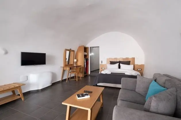 Luxury Süit, Jakuzi (Cave - Caldera View)