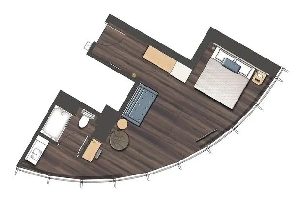 Deluxe Oda, Sigara İçilmez (One King Pullout sofa)