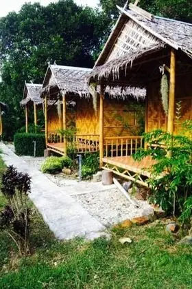 Bamboo Hut with Fan