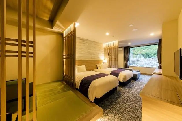 Premier Oda, Engellilere Uygun, Teras (3F, Half Open Air Bath, Main Bldg.)